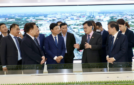 Phó thủ tướng Singapore thăm khu công nghiệp rộng 500ha ở Bình Dương