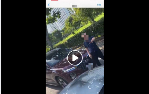 Người đàn ông lái xe ô tô đi ngược chiều còn thách thức, phun nước bọt... tài xế khác