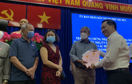 22 hộ dân trong khu 4,3ha Thủ Thiêm được nhận giấy tờ đất