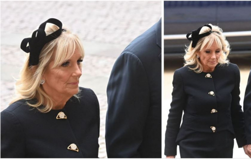 Đệ nhất phu nhân Mỹ Jill Biden bị chỉ trích ăn mặc không phù hợp khi viếng tang Nữ hoàng Elizabeth II