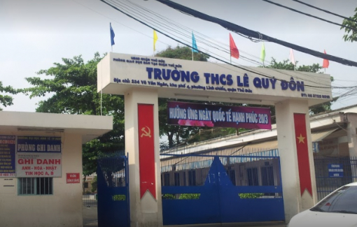 Một trường ở TPHCM không thu bất kỳ loại quỹ nào