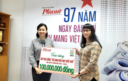 Công ty TNHH Thời trang và  Xe đạp Martin 107 tài trợ 100 triệu đồng