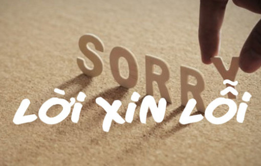 Nói lời xin lỗi, có khó không?