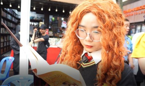 200 "phù thuỷ" của vũ trụ Harry Potter xuất hiện tại Đường sách