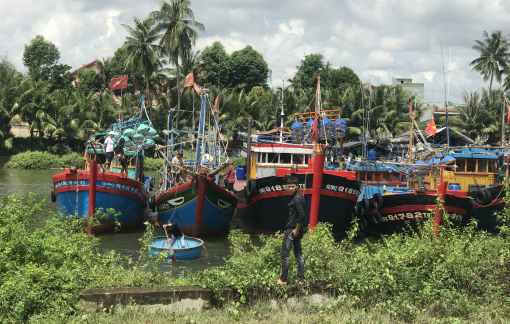 Chống bão Noru, ngư dân Quảng Ngãi lo lắng thuyền bị hư hỏng