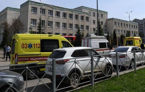 Xả súng trong trường học khiến ít nhất 9 người thiệt mạng tại Nga
