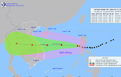 Siêu bão Noru tiến vào Biển Đông, mưa lớn ở Trung bộ và Tây Nguyên