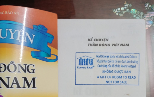 Sách tài trợ bị mang đi bán?