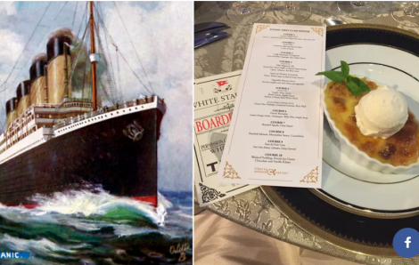 Bữa ăn trên tàu Titanic xa hoa đến mức nào?