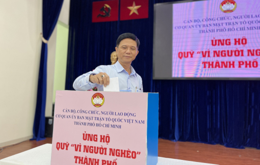 TPHCM phát động ủng hộ 1 ngày lương vì người nghèo
