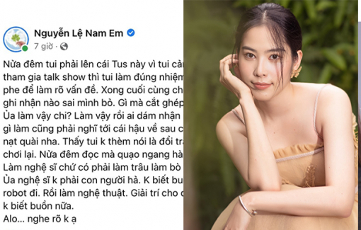 Nội dung show bị cắt ghép ảnh hưởng xấu nghệ sĩ, nhà sản xuất lên tiếng