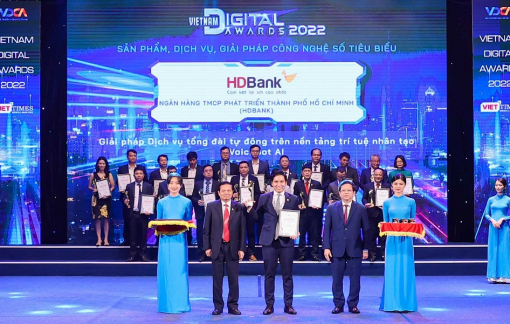 Đẩy mạnh chuyển đổi số, HDBank đạt giải thưởng Chuyển đổi số Việt Nam 2022