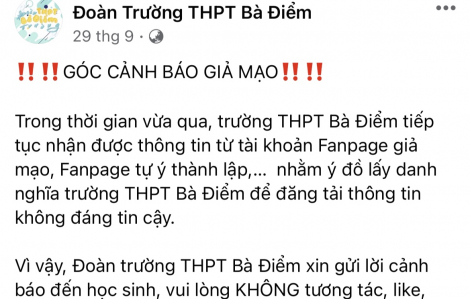 Nhiều trường ở TPHCM trở thành mục tiêu công kích trên mạng xã hội