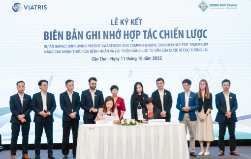 Viatris hợp tác với Trung Sơn Pharma trong việc nâng cao năng lực tư vấn và quản lý các bệnh không lây nhiễm của dược sĩ nhà thuốc