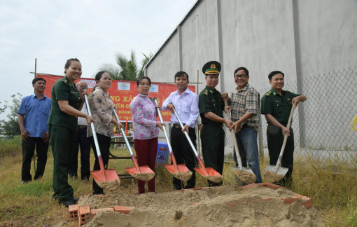 Khởi công hai mái ấm biên cương trên biên giới Tây Ninh