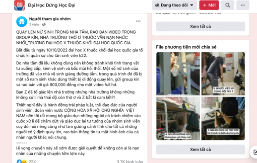Sự thật về thông tin nữ sinh Trung tâm Giáo dục quốc phòng an ninh bị quay lén trong nhà tắm