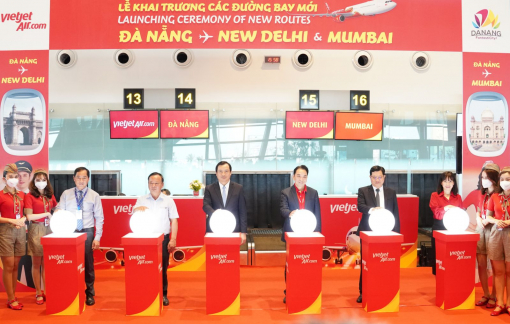 Bay dễ dàng giữa Đà Nẵng và New Delhi, Mumbai (Ấn Độ) cùng Vietjet