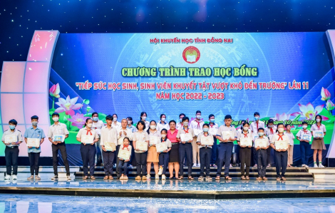 Vedan Việt Nam trao học bổng “Tiếp sức học sinh, sinh viên khuyết tật vượt khó đến trường” năm học 2022-2023