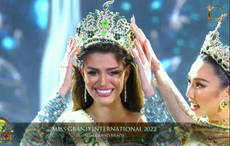 Chung kết Miss Grand International 2022: Vương miện thuộc về đại diện Brazil, Thiên Ân dừng ở top 20