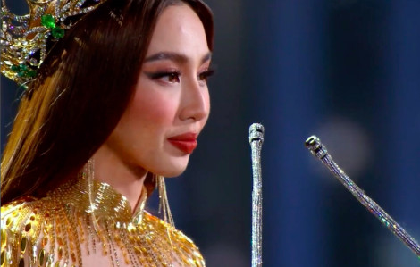 Thuỳ Tiên khóc, phát biểu xúc động khi kết thúc nhiệm kỳ "Hoa hậu Hoà bình Quốc tế"
