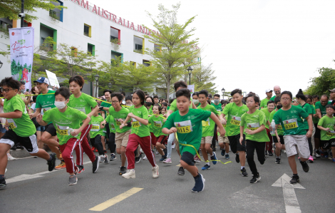 Học sinh trường quốc tế chạy bộ góp 3.000 cây bảo vệ rừng phòng hộ Cần Giờ