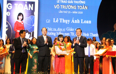 TPHCM: 50 giáo viên được vinh danh giải Võ Trường Toản năm 2022