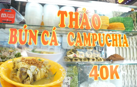 Bún cá Campuchia có gì đặc biệt mà bán ngàn tô mỗi ngày?
