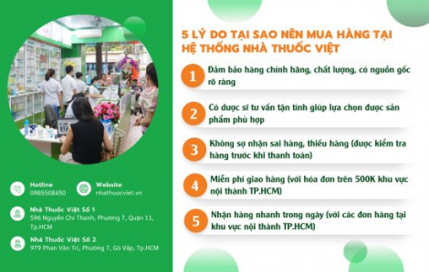 Hệ thống Nhà thuốc Việt - nhà thuốc online uy tín