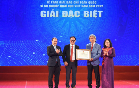 Báo Phụ Nữ TPHCM đoạt giải nhì Giải báo chí toàn quốc “Vì sự nghiệp Giáo dục Việt Nam” năm 2022