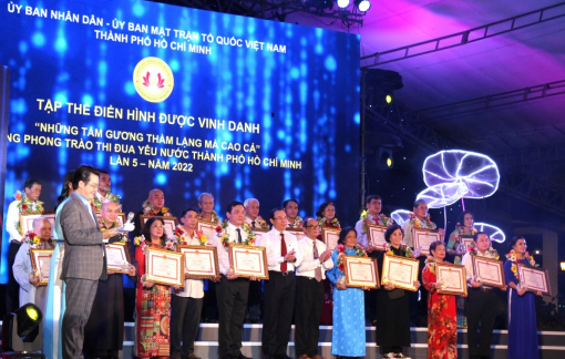 TPHCM tổ chức tuyên dương 101 gương thầm lặng mà cao cả