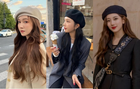 Mũ beret - phụ kiện ''sống ảo'' mùa lạnh được mỹ nhân Hàn ưa chuộng