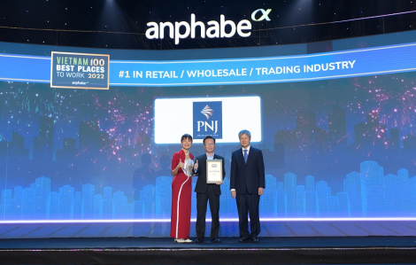 PNJ được vinh danh Top 1 “Nơi làm việc tốt nhất Việt Nam” trong ngành bán lẻ 2022