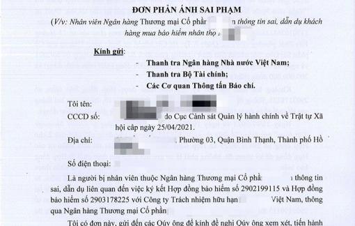 Gửi tiết kiệm thành mua bảo hiểm nhân thọ: Thêm nhiều bạn đọc phản ánh bị nhân viên ngân hàng lừa