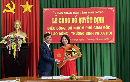 Phó Giám đốc Sở Lao động Thương binh và Xã hội Đắk Nông xin nghỉ hưu sau hơn 1 tháng bổ nhiệm