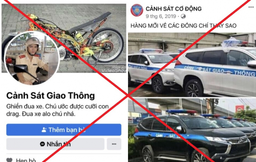 Cảnh báo tình trạng giả mạo, sử dụng tên và hình ảnh của lực lượng công an