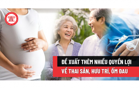 Đề xuất thêm nhiều quyền lợi về thai sản, hưu trí, ốm đau