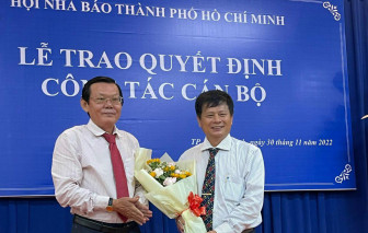 Nhà báo Nguyễn Tấn Phong giữ chức Chủ tịch Hội Nhà báo TPHCM nhiệm kỳ 2020-2025