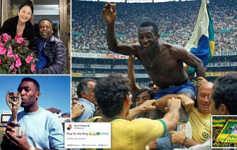 Huyền thoại bóng đá Pele được chuyển đến khu "chăm sóc cuối đời" vì bệnh ung thư