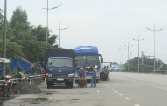 Khẩn trương lập lại trật tự, an toàn giao thông trên các tuyến đường dẫn Cao tốc TPHCM - Trung Lương