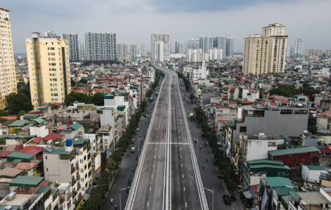 Toàn cảnh dự án đường vành đai 2 trên cao trước ngày thông xe