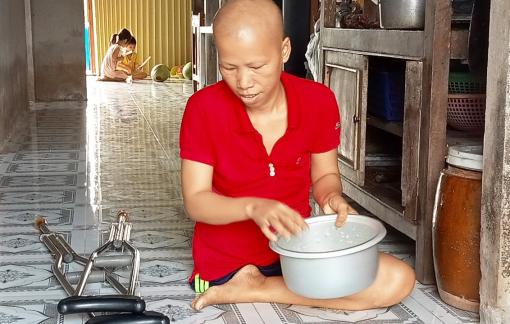 Vợ bệnh nan y, chồng mất việc làm, khó khăn chồng chất
