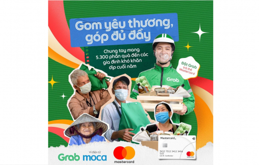 Mastercard và Grab Việt Nam tiếp tục triển khai dự án hợp tác “Trao sẻ chia, nhận nụ cười” nhằm hỗ trợ hơn 5.900 gia đình có hoàn cảnh khó khăn