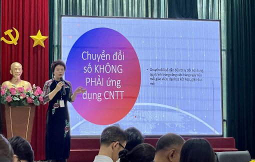 Giáo viên đang nhầm lẫn giữa chuyển đổi số và ứng dụng công nghệ