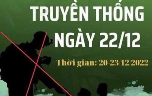 Trường đại học Tôn Đức Thắng làm banner tìm hiểu ngày 22/12 nhưng để hình lính Mỹ