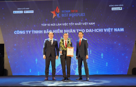 Dai-ichi Life Việt Nam được vinh danh trong Top 4 Nơi làm việc tốt nhất Việt Nam - Ngành Bảo hiểm