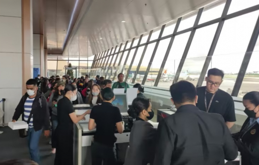 Philippines: Sân bay quốc tế Manila hủy hơn 280 chuyến bay ngay ngày đầu năm mới