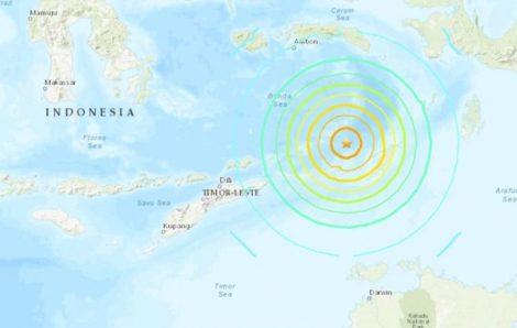 Động đất 7,6 độ Richter làm hư hại nhiều ngôi nhà ở Indonesia, rung lắc lan rộng đến Úc