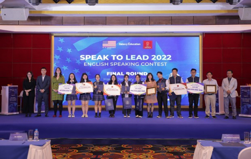 Học sinh THPT chuyên Nghệ An vô địch cuộc thi "Speak to Lead"
