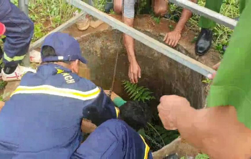 Người đàn ông cầm cự 4 ngày trong giếng sâu 25m