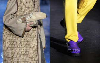 Túi xách bánh mì, giày móng vuốt nở rộ tại tuần lễ thời trang Milan 2023